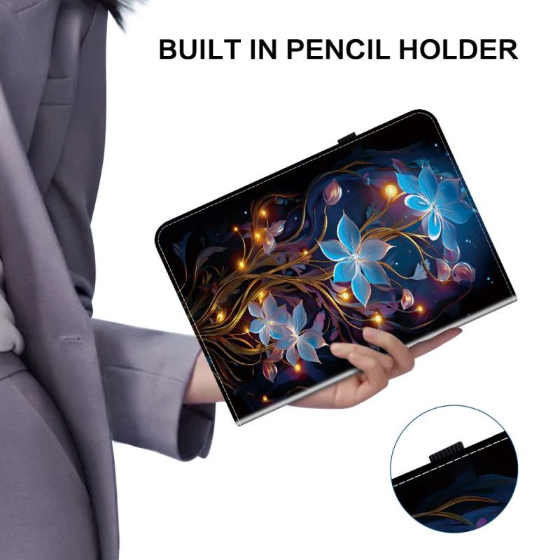 Case Xiaomi Pad 7 / 7 Pro Leuchtende Blumen
