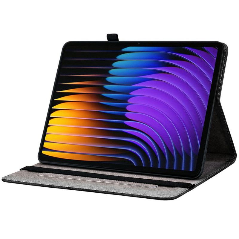 Lederhüllen Xiaomi Pad 7 / 7 Pro Schwarze Rose