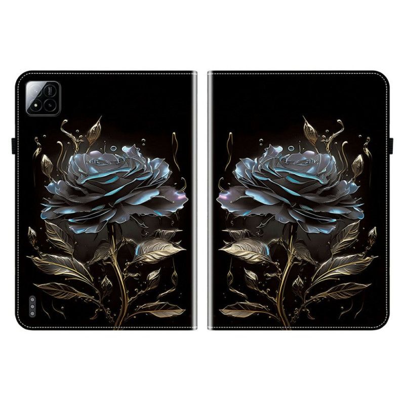 Lederhüllen Xiaomi Pad 7 / 7 Pro Schwarze Rose