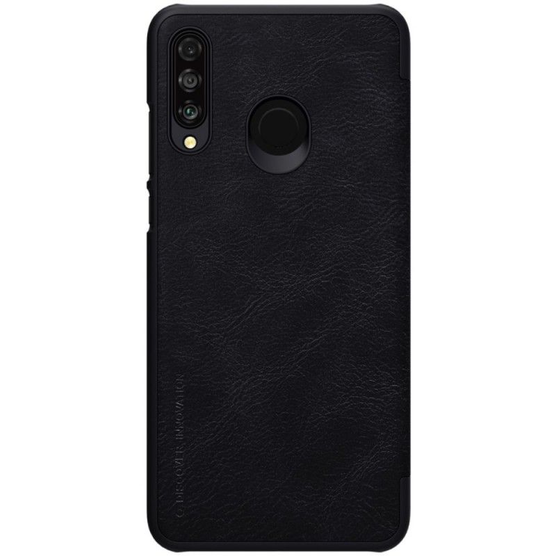 Flip Case Für Huawei P30 Lite Schwarz Nillkin-Qin-Serie