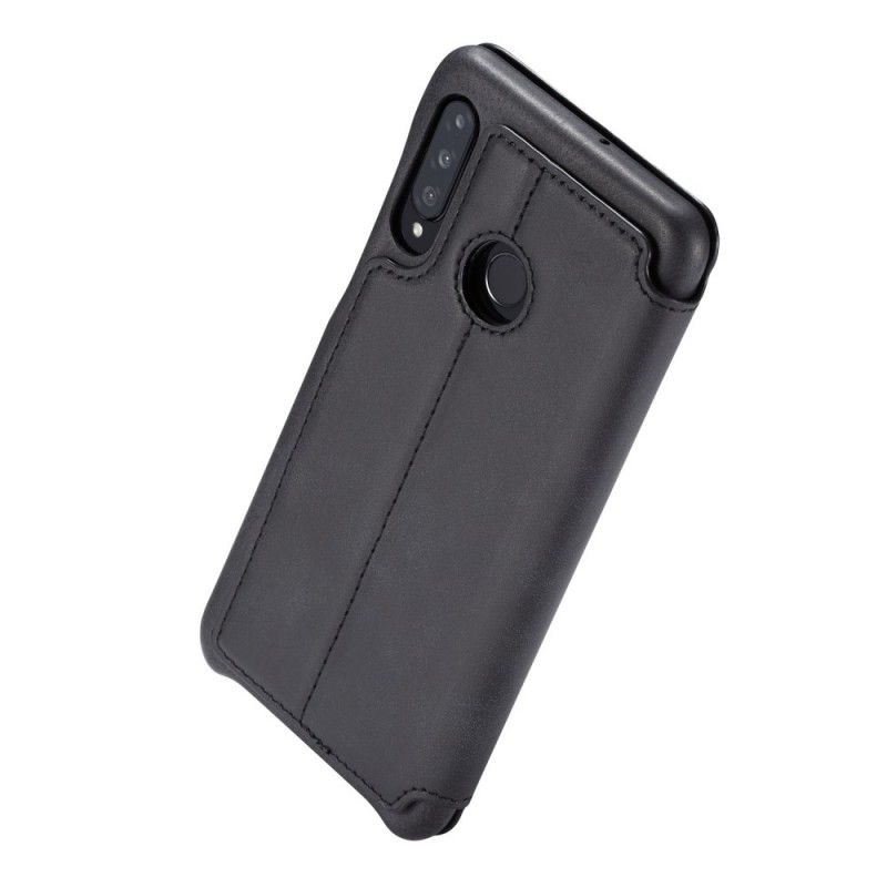 Flip Case Huawei P30 Lite Schwarz Lc.Imeeke Ledereffekt