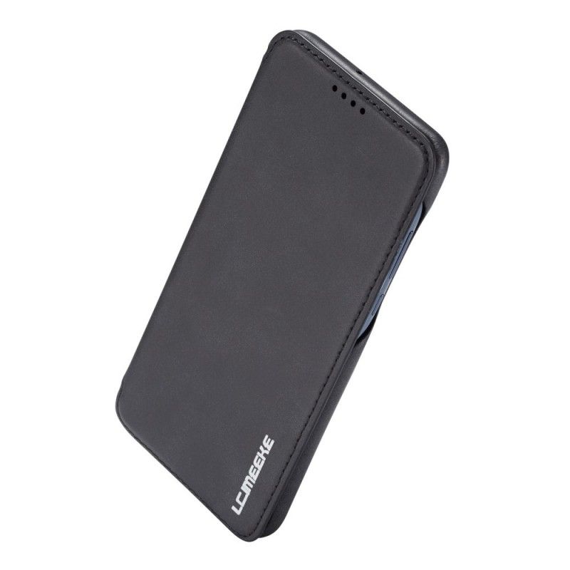 Flip Case Huawei P30 Lite Schwarz Lc.Imeeke Ledereffekt