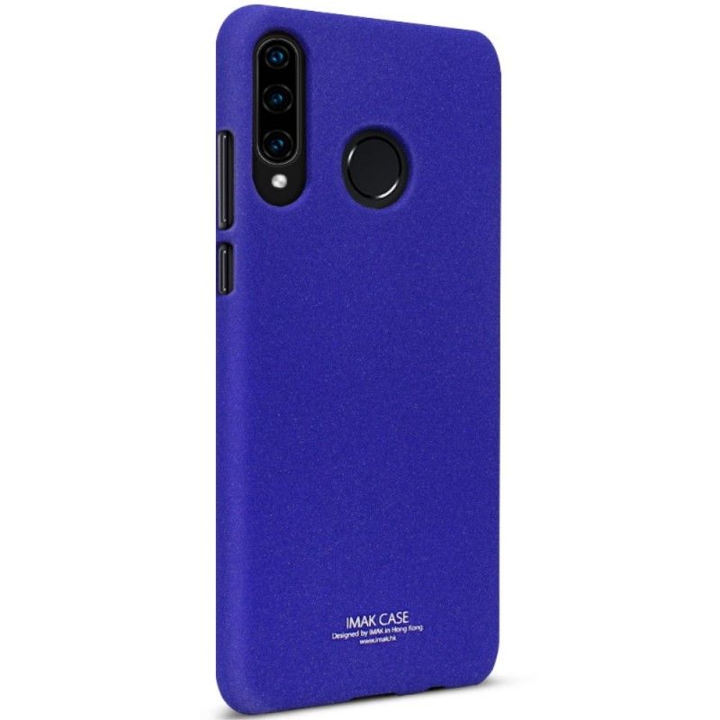 Hülle Huawei P30 Lite Dunkelblau Seidenserie