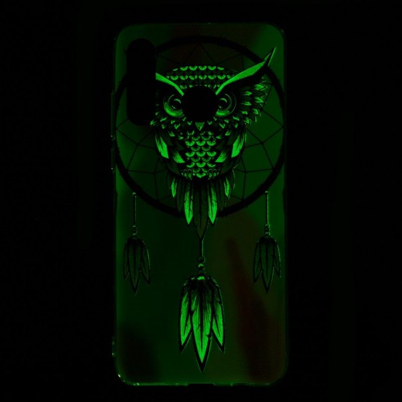 Hülle Huawei P30 Lite Fluoreszierender Eulentraumfänger