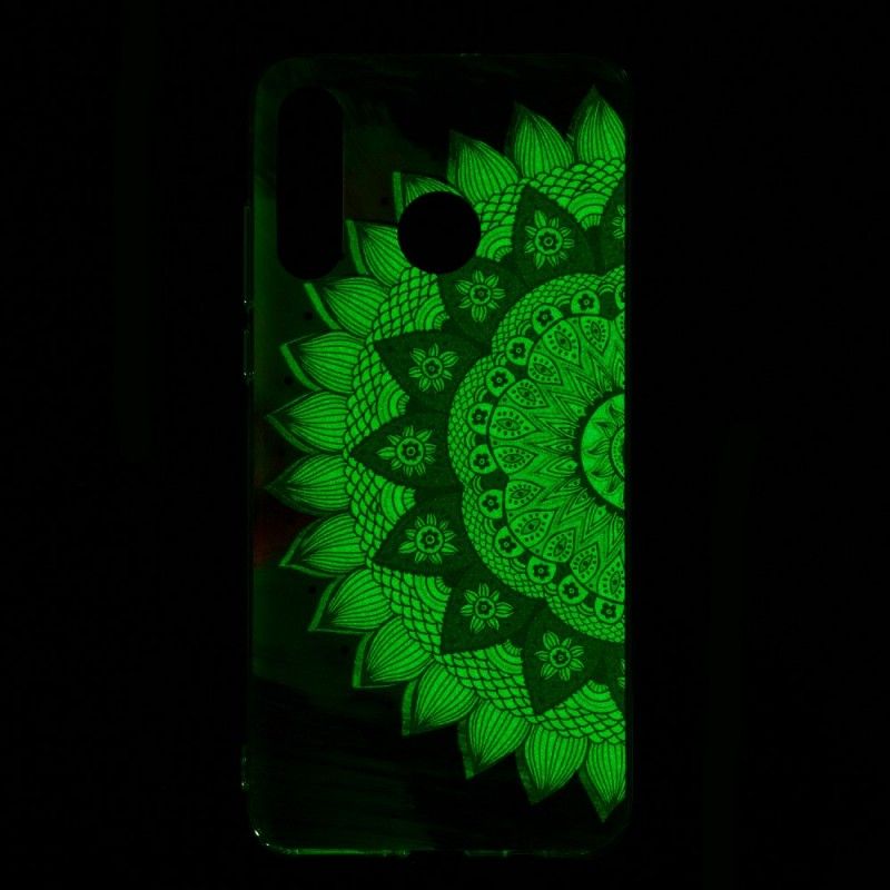 Hülle Huawei P30 Lite Fluoreszierendes Farbiges Mandala