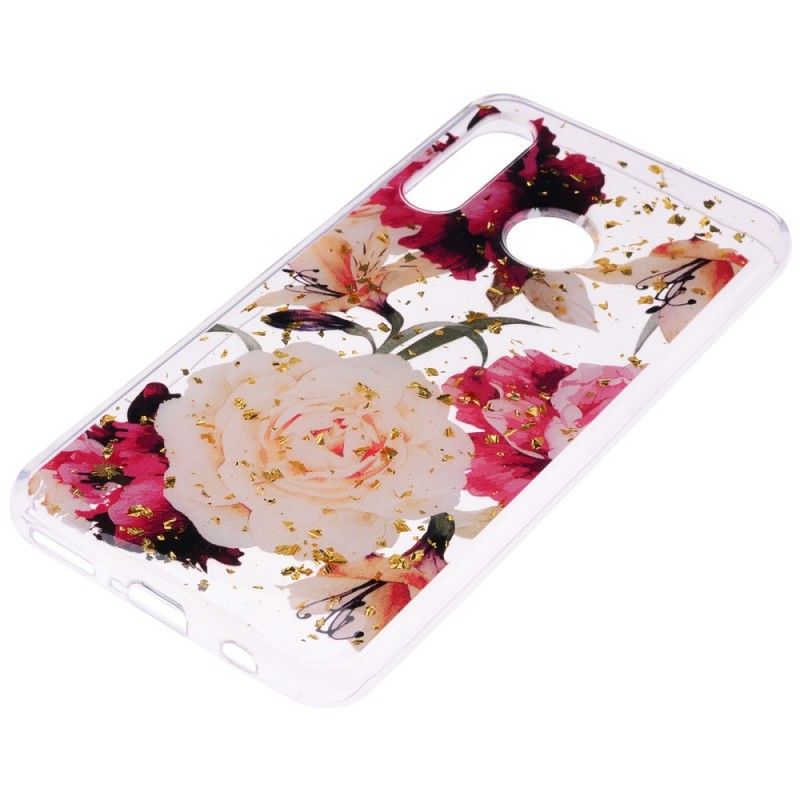 Hülle Huawei P30 Lite Handyhülle Transparente Schöne Blumensträuße