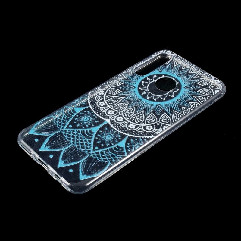 Hülle Huawei P30 Lite Pink Transparentes Buntes Mandala