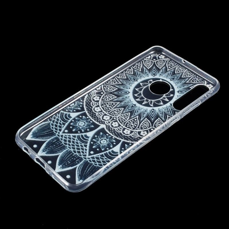 Hülle Huawei P30 Lite Pink Transparentes Buntes Mandala