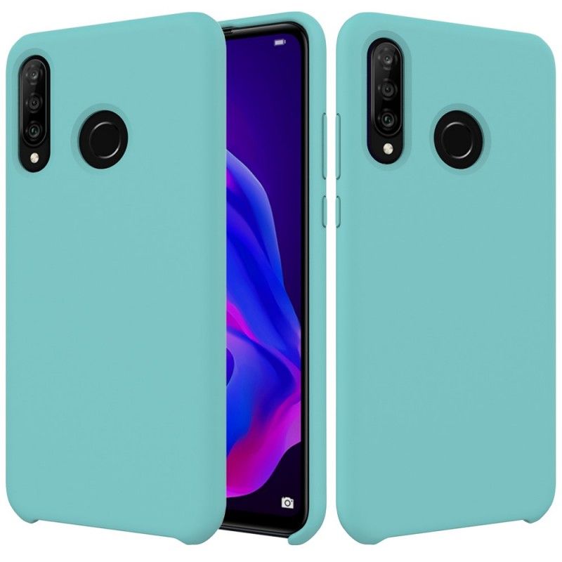 Hülle Huawei P30 Lite Schwarz Silikonflüssigkeit