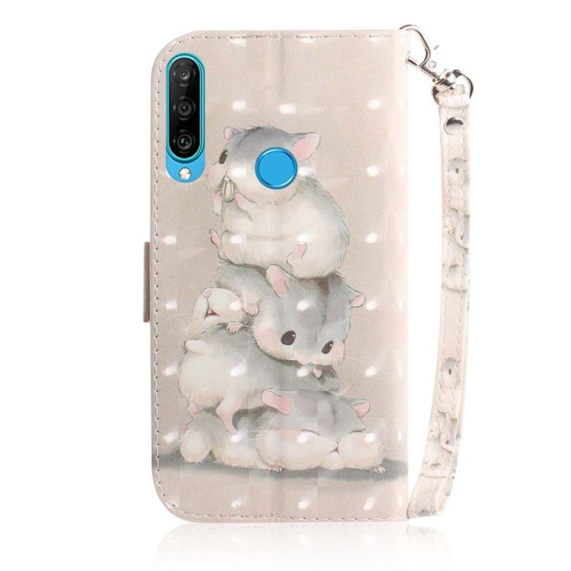 Lederhüllen Für Huawei P30 Lite Hamster Mit Tanga