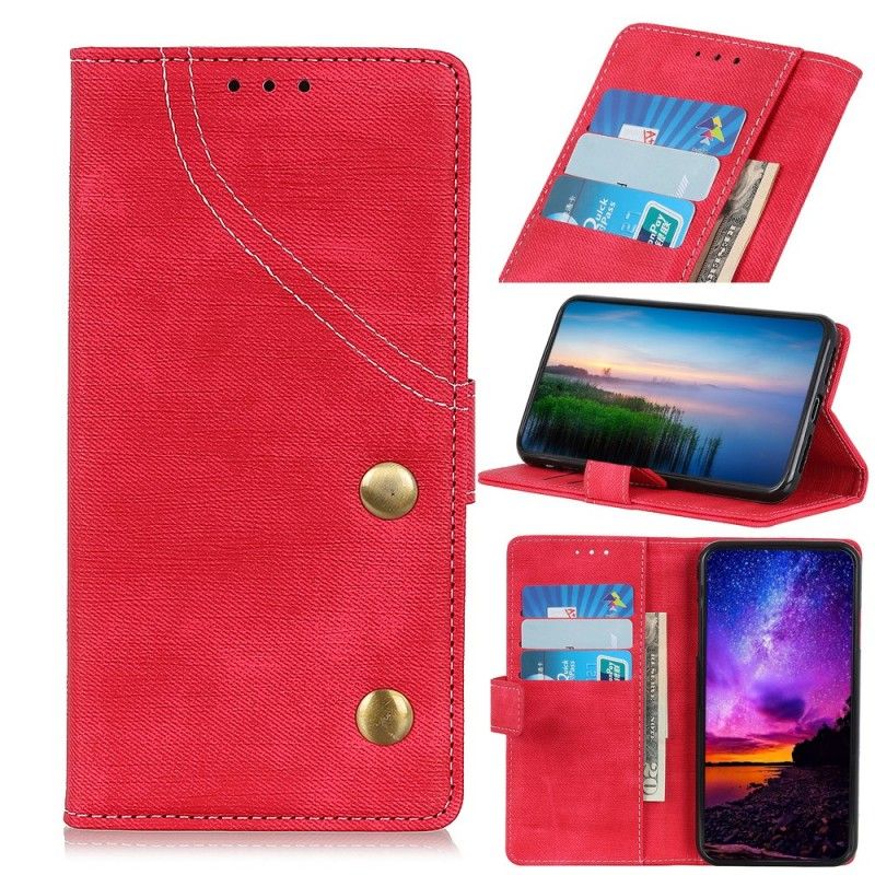 Lederhüllen Für Huawei P30 Lite Rot Knopfjeans