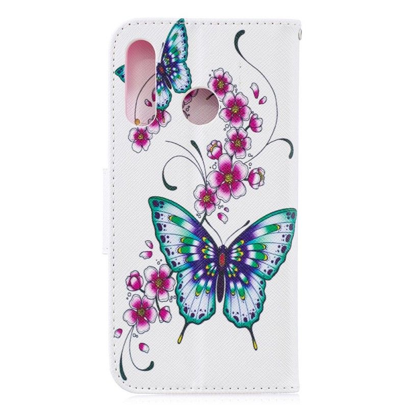 Lederhüllen Für Huawei P30 Lite Wundervolle Schmetterlinge