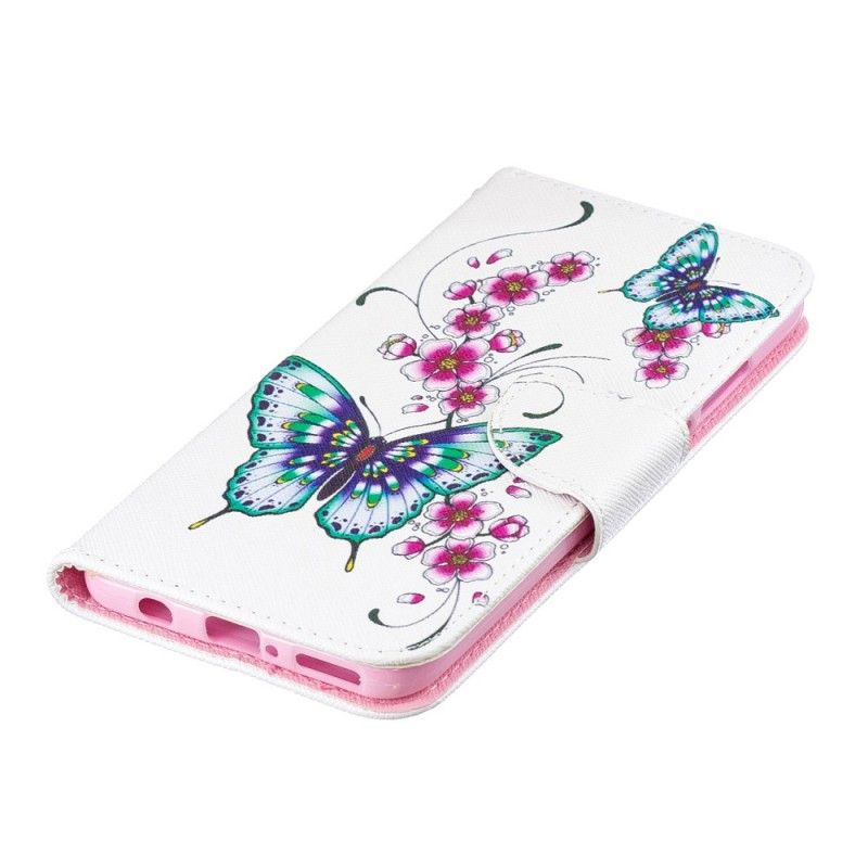 Lederhüllen Für Huawei P30 Lite Wundervolle Schmetterlinge
