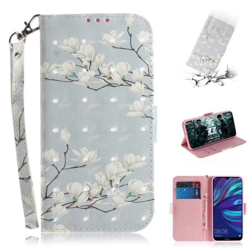 Lederhüllen Huawei P30 Lite Blühender Baum Mit Tanga