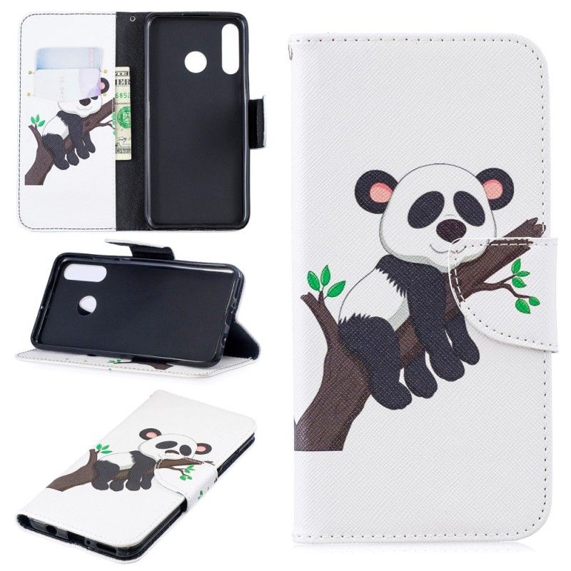 Lederhüllen Huawei P30 Lite Fauler Panda