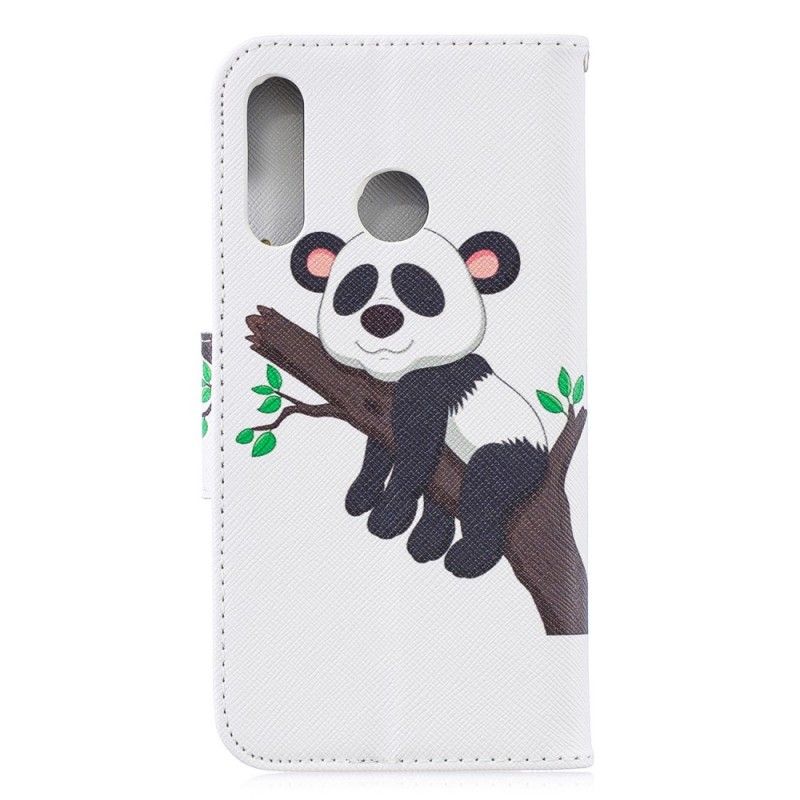 Lederhüllen Huawei P30 Lite Fauler Panda