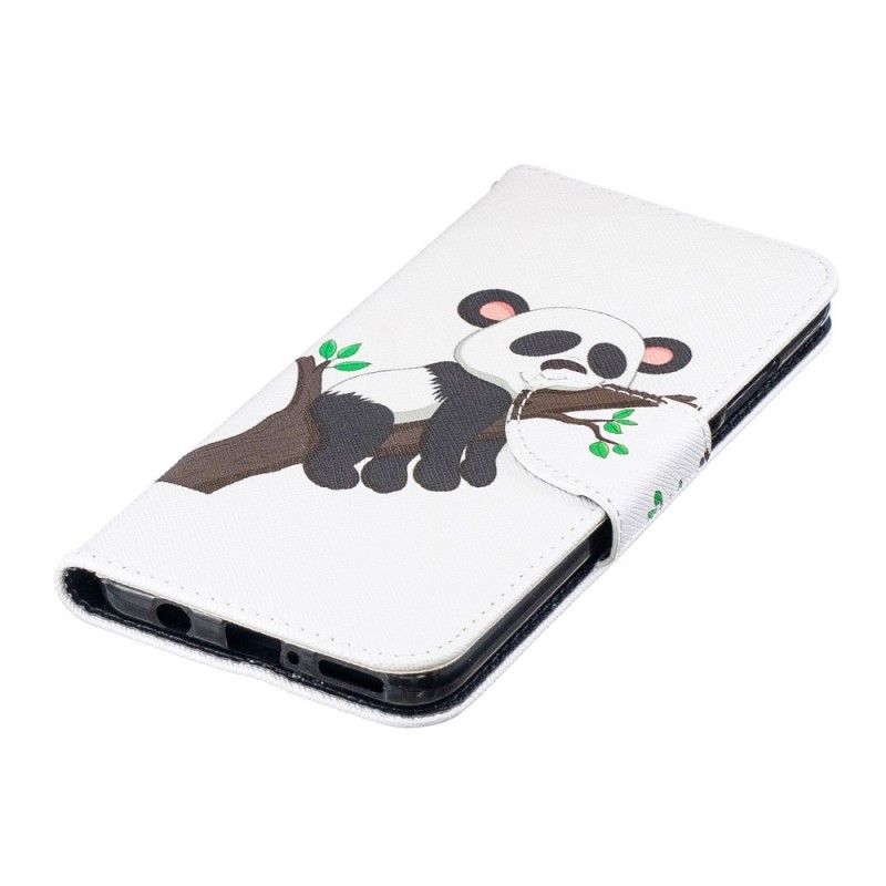 Lederhüllen Huawei P30 Lite Fauler Panda