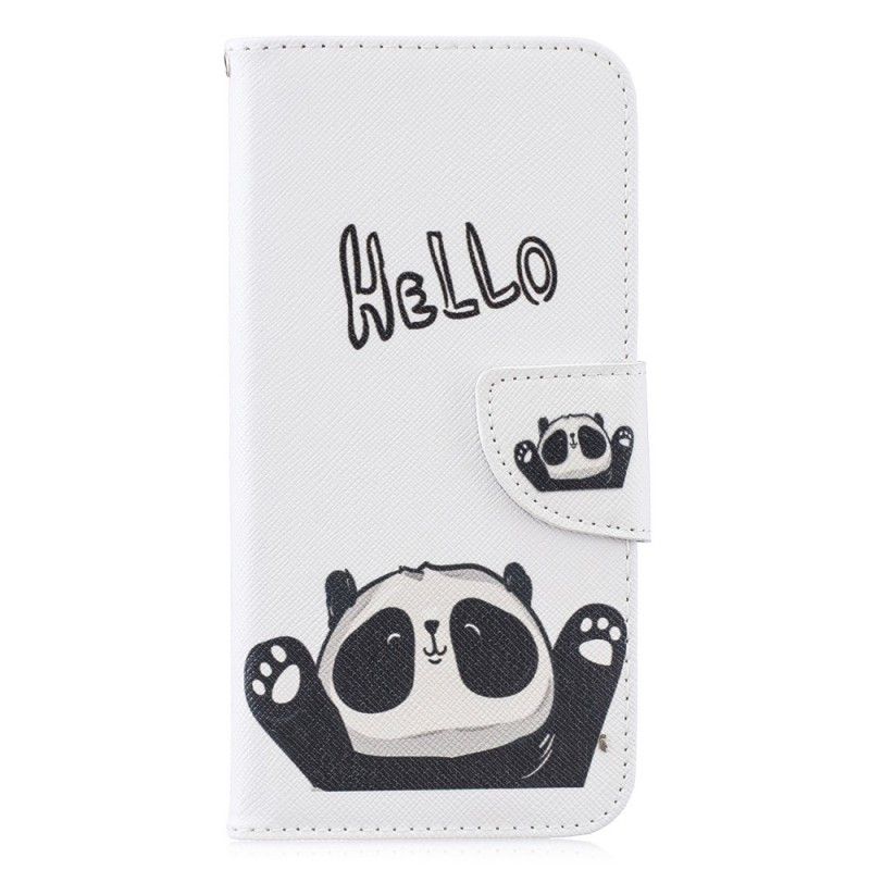 Lederhüllen Huawei P30 Lite Hallo Panda