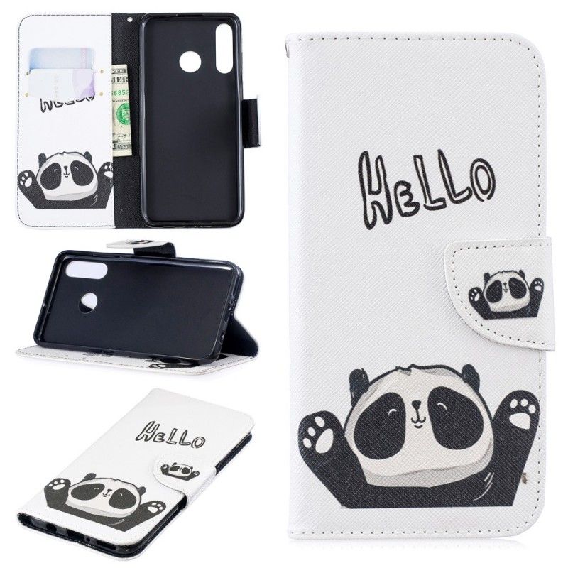 Lederhüllen Huawei P30 Lite Hallo Panda