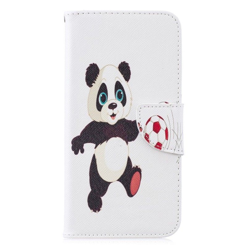 Lederhüllen Huawei P30 Lite Handyhülle Pandafuß