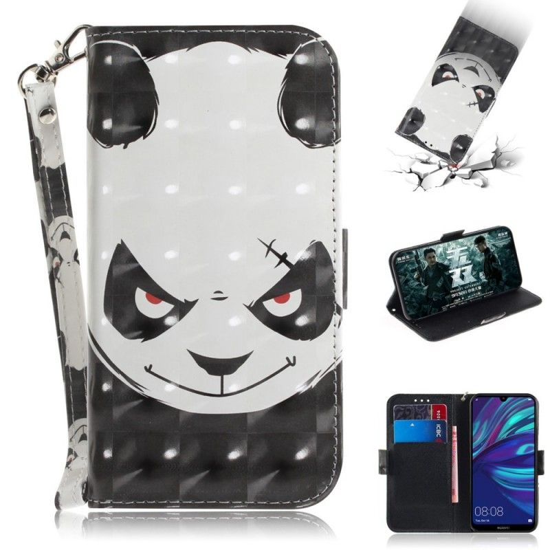 Lederhüllen Huawei P30 Lite Handyhülle Wütender Panda Mit Tanga