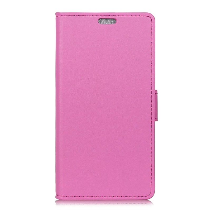 Lederhüllen Huawei P30 Lite Schwarz Retro-Kunstleder