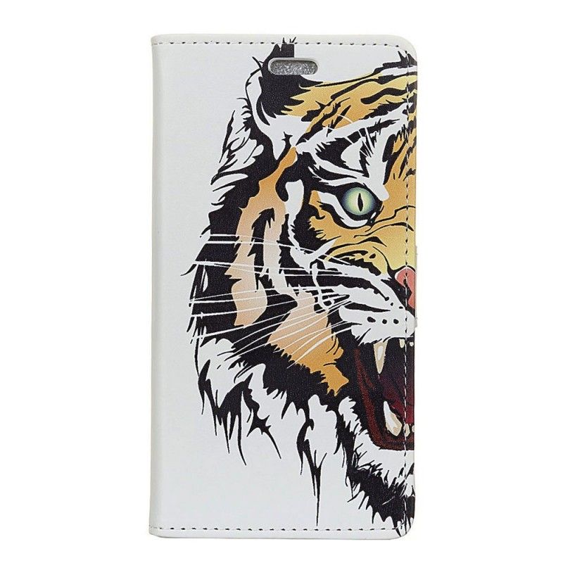 Lederhüllen Huawei P30 Lite Wilder Tiger