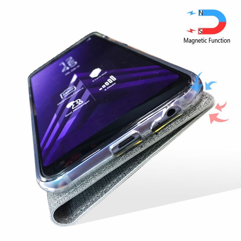 Flip Case Samsung Galaxy A10S Schwarz Handyhülle Strukturiert