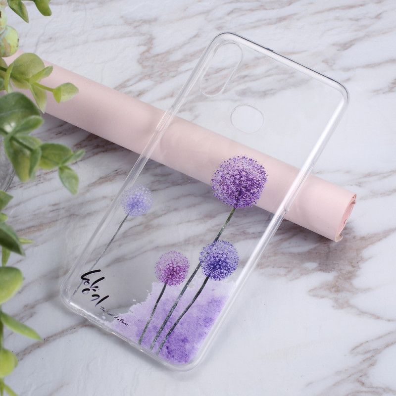 Hülle Samsung Galaxy A10S Handyhülle Transparenter Farbiger Löwenzahn