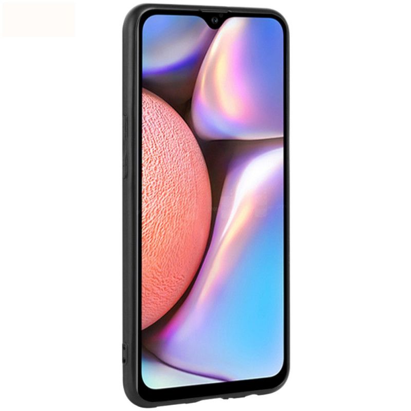 Hülle Samsung Galaxy A10S Imak-Wildleder Der Serie Lx-5 Mit Folie