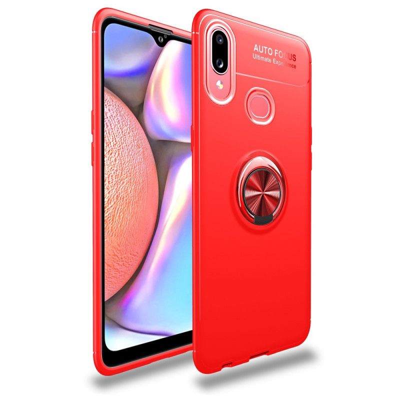 Hülle Samsung Galaxy A10S Schwarz Lenuo-Drehring