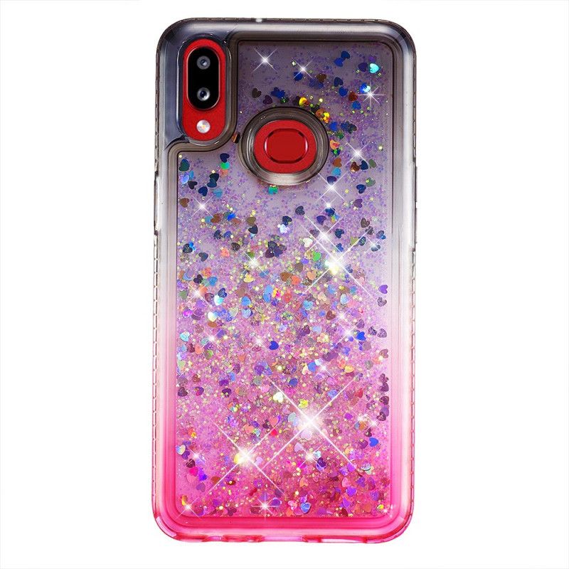 Hülle Samsung Galaxy A10S Schwarz Pailletten Und Diamanten