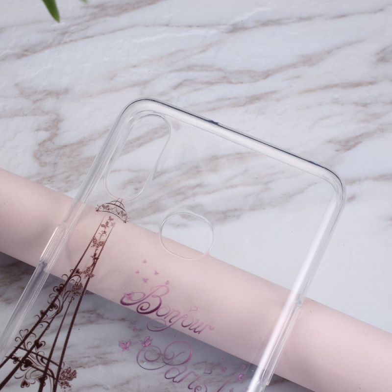 Hülle Samsung Galaxy A10S Transparent Hallo Paris