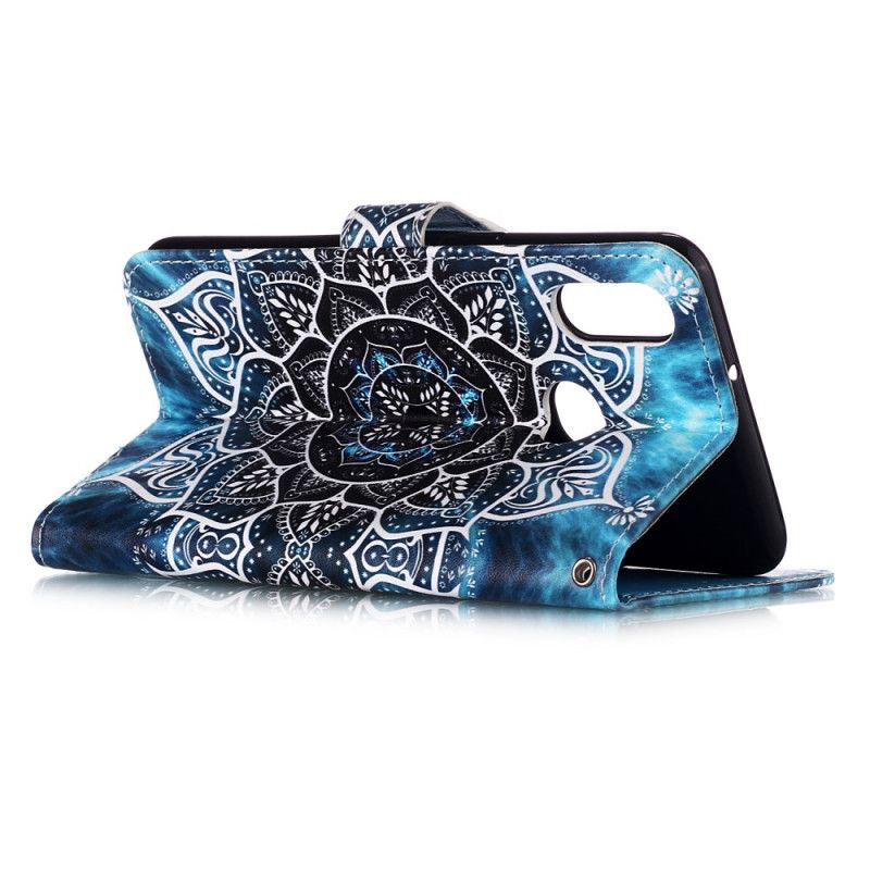 Lederhüllen Samsung Galaxy A10S Mandala Am Himmel