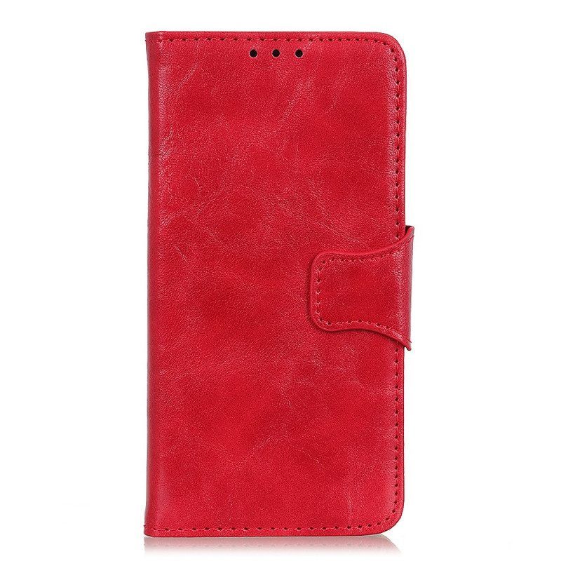 Flip Case Für Samsung Galaxy A13 5G / A04s Wendeverschluss Aus Spaltleder