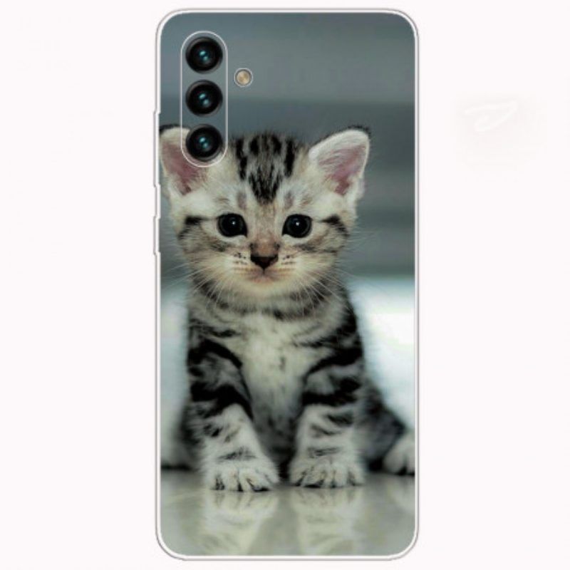 Handyhülle Für Samsung Galaxy A13 5G / A04s Kätzchen Kätzchen