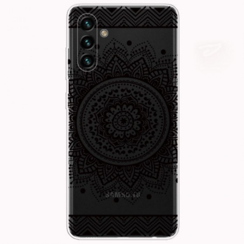 Hülle Für Samsung Galaxy A13 5G / A04s Einzelnes Blumenmandala