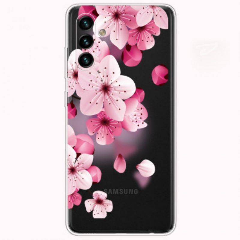 Hülle Für Samsung Galaxy A13 5G / A04s Kleine Rosa Blumen