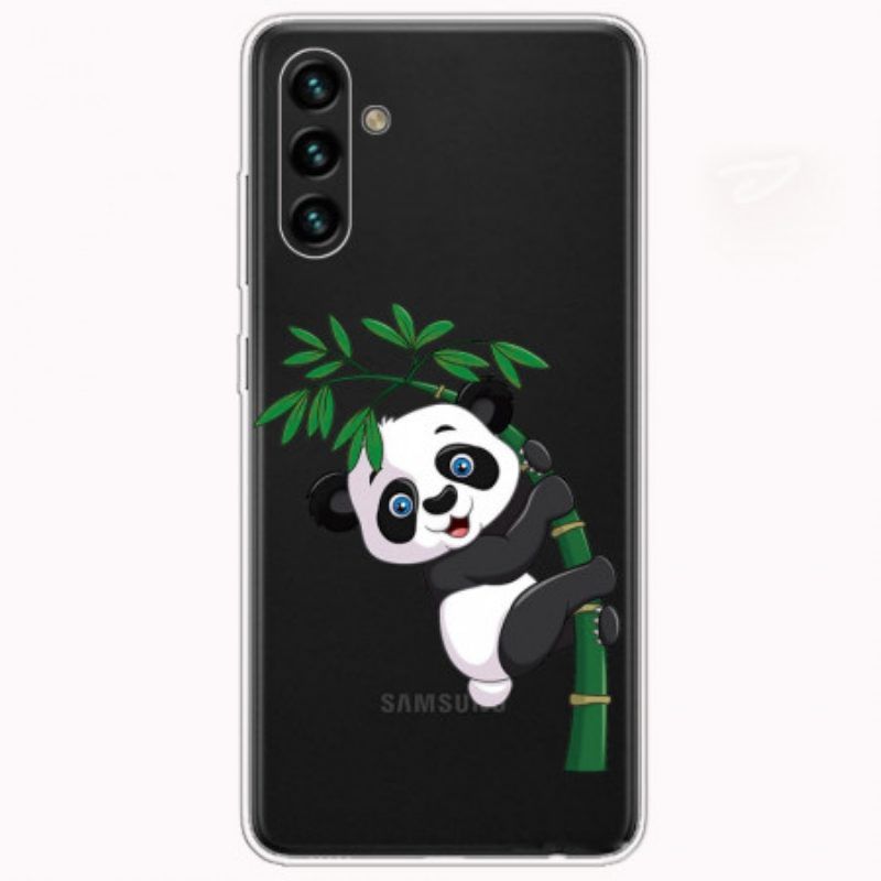 Hülle Für Samsung Galaxy A13 5G / A04s Panda Auf Bambus