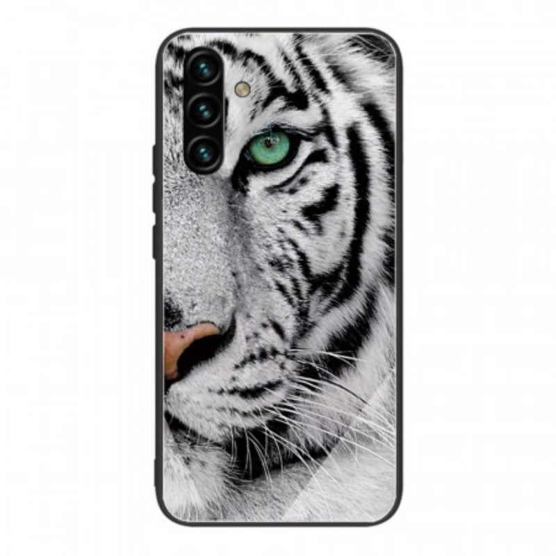 Hülle Für Samsung Galaxy A13 5G / A04s Tiger-gehärtetes Glas