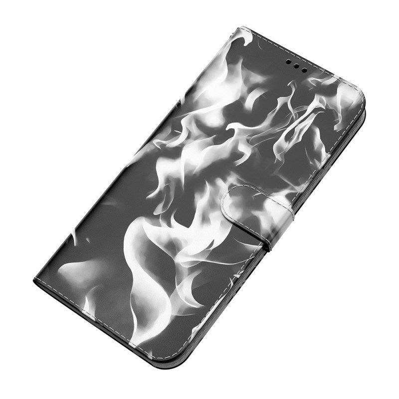 Lederhüllen Für Samsung Galaxy A13 5G / A04s Abstraktes Muster