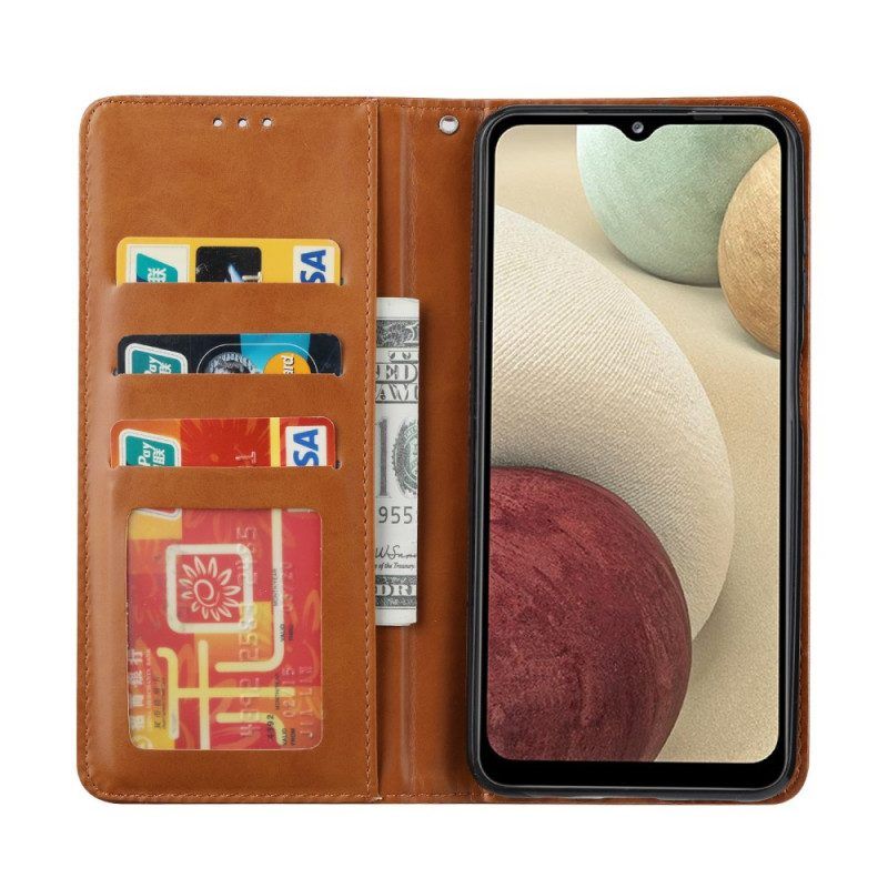 Schutzhülle Für Samsung Galaxy A13 5G / A04s Flip Case Kartenhalter Aus Kunstleder