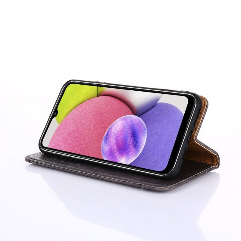 Schutzhülle Für Samsung Galaxy A13 5G / A04s Flip Case Stil Lederniete