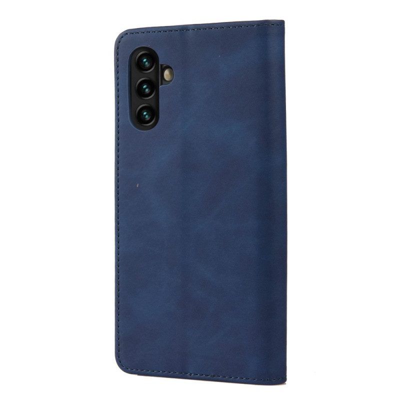 Schutzhülle Für Samsung Galaxy A13 5G / A04s Flip Case Zweifarbiger Business-ledereffekt