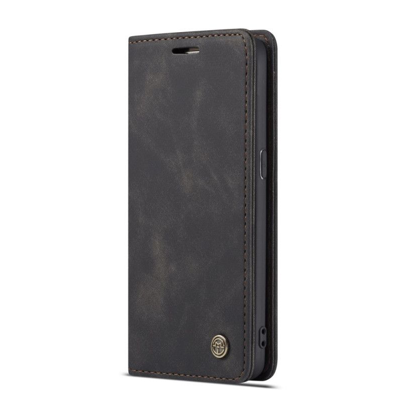 Flip Case Samsung Galaxy S7 Schwarz Ledertasche
