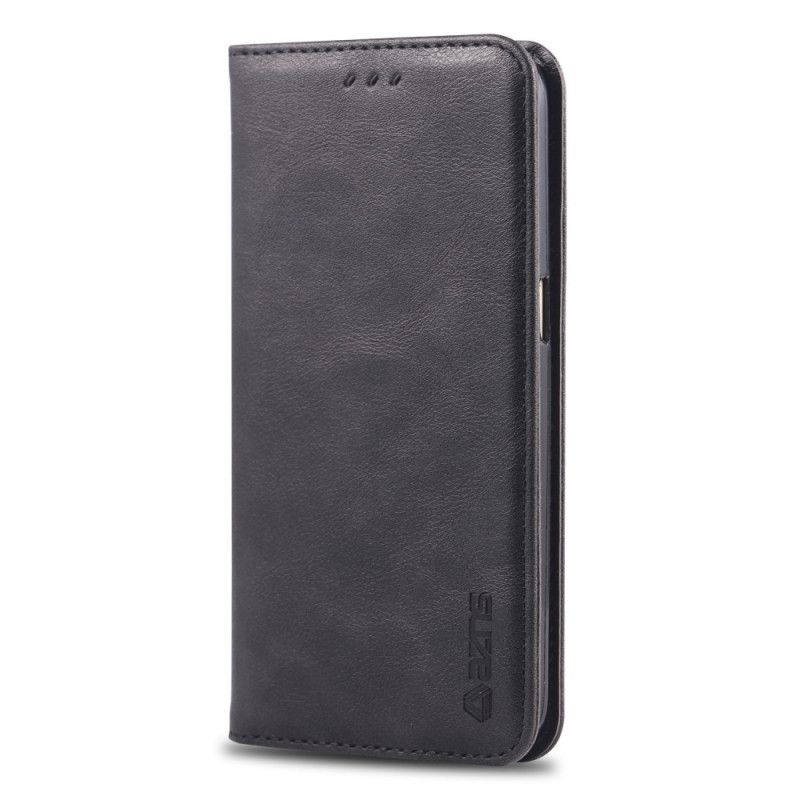 Flip Case Samsung Galaxy S7 Schwarz Retro-Azns