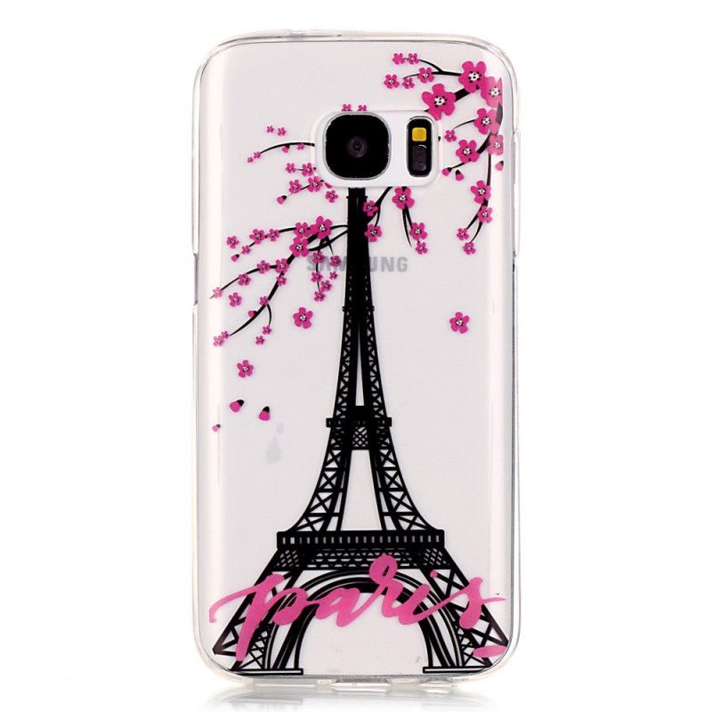 Hülle Samsung Galaxy S7 Blühender Eiffelturm