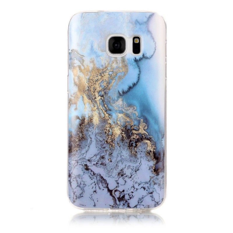 Hülle Samsung Galaxy S7 Weiß Ultimativer Marmor