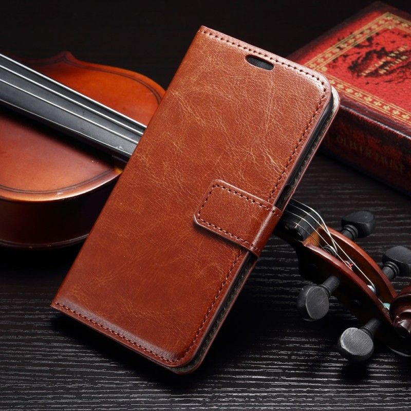 Lederhüllen Für Samsung Galaxy S7 Schwarz Retro-Kunstleder