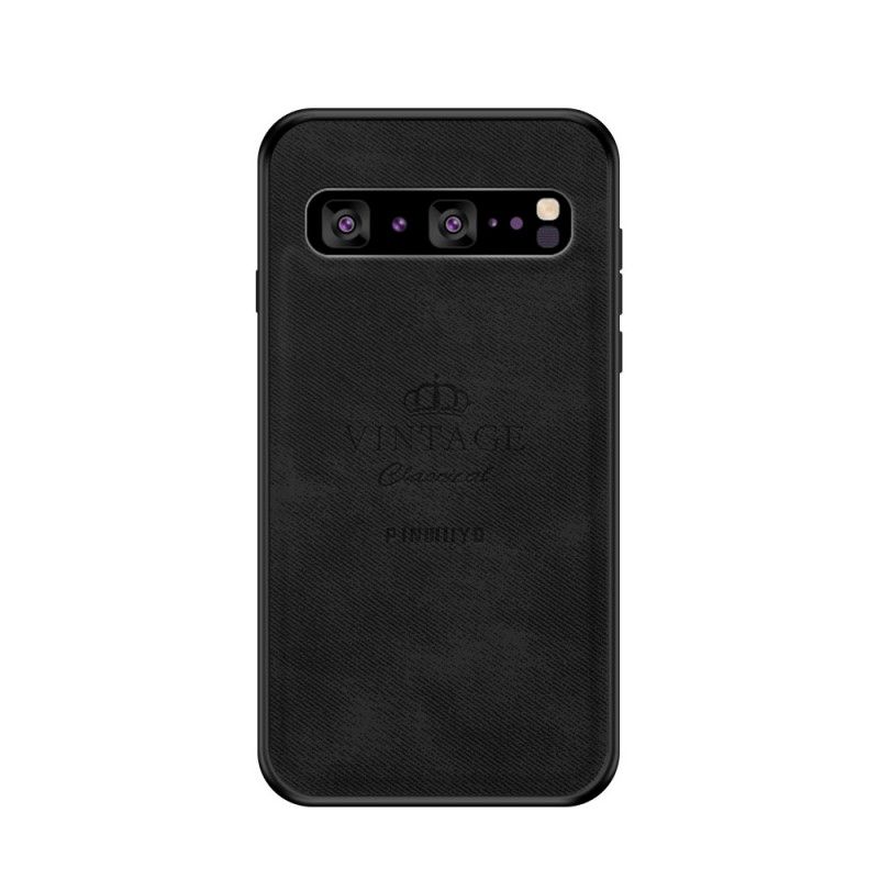 Hülle Samsung Galaxy S10 5G Grau Ehrenwerter Vintage Pinwuyo